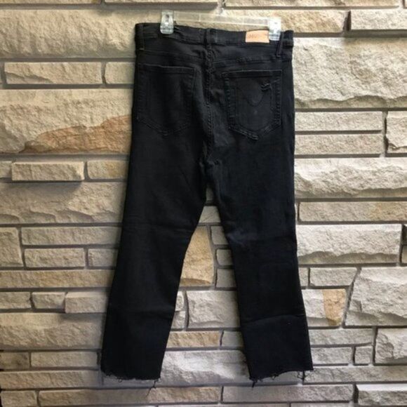 SHOW ME YOUR MUMU SOHO ZIP UP SKINNIES IN VINTAGE BLACK 31 - Picture 7 of 12